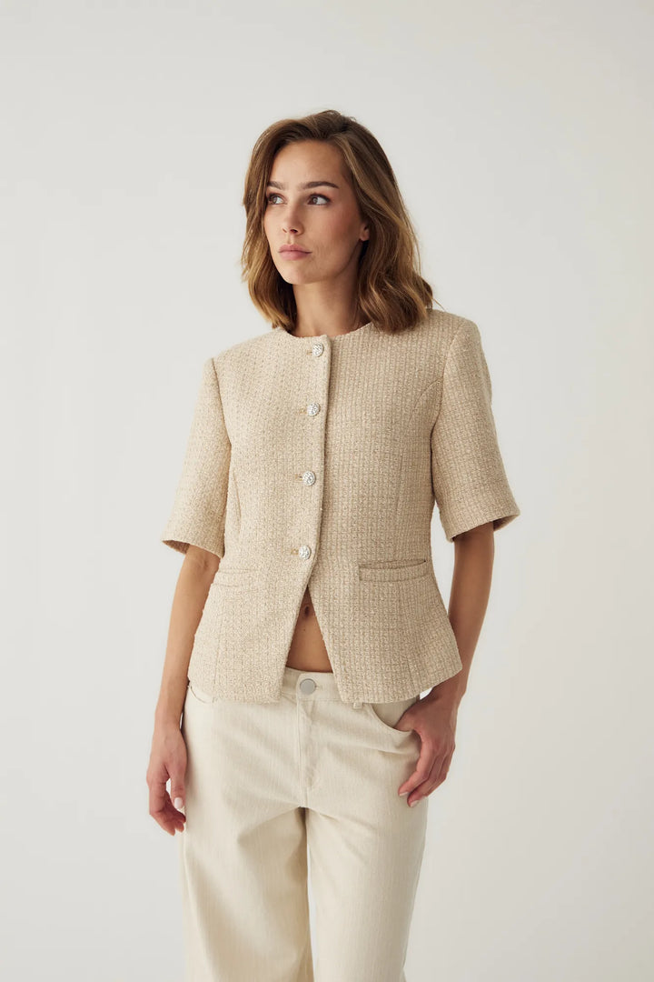 Kasaundra Blazer Light Sand