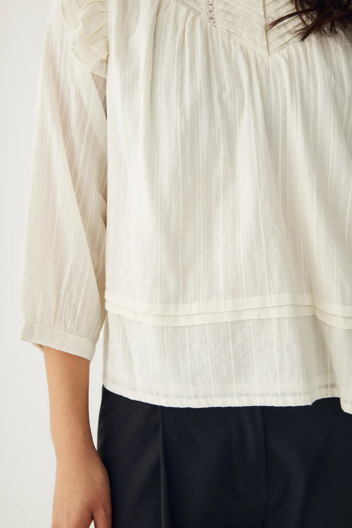 Loryn Blouse White
