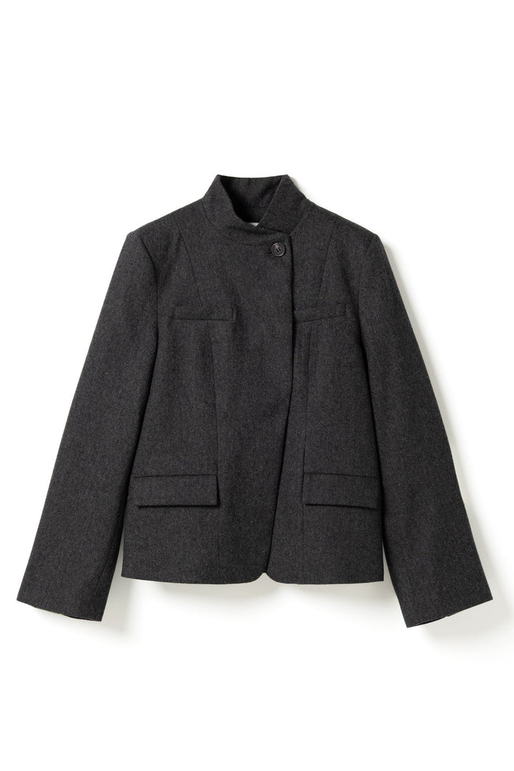 Monique Blazer Dark Grey Melange