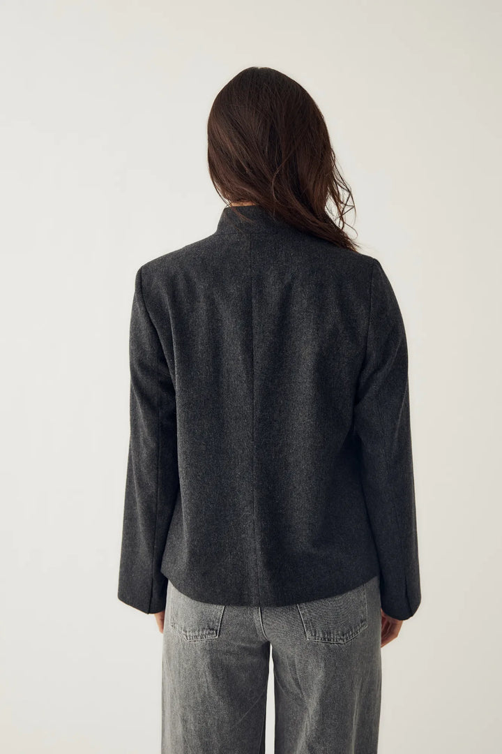 Monique Blazer Dark Grey Melange