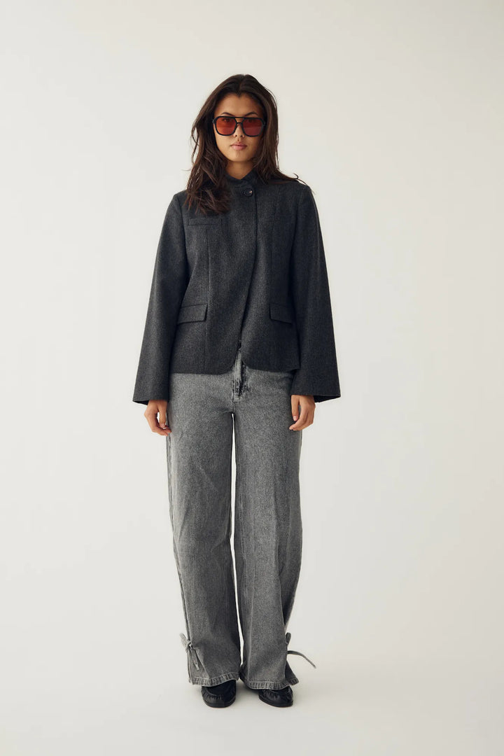 Monique Blazer Dark Grey Melange