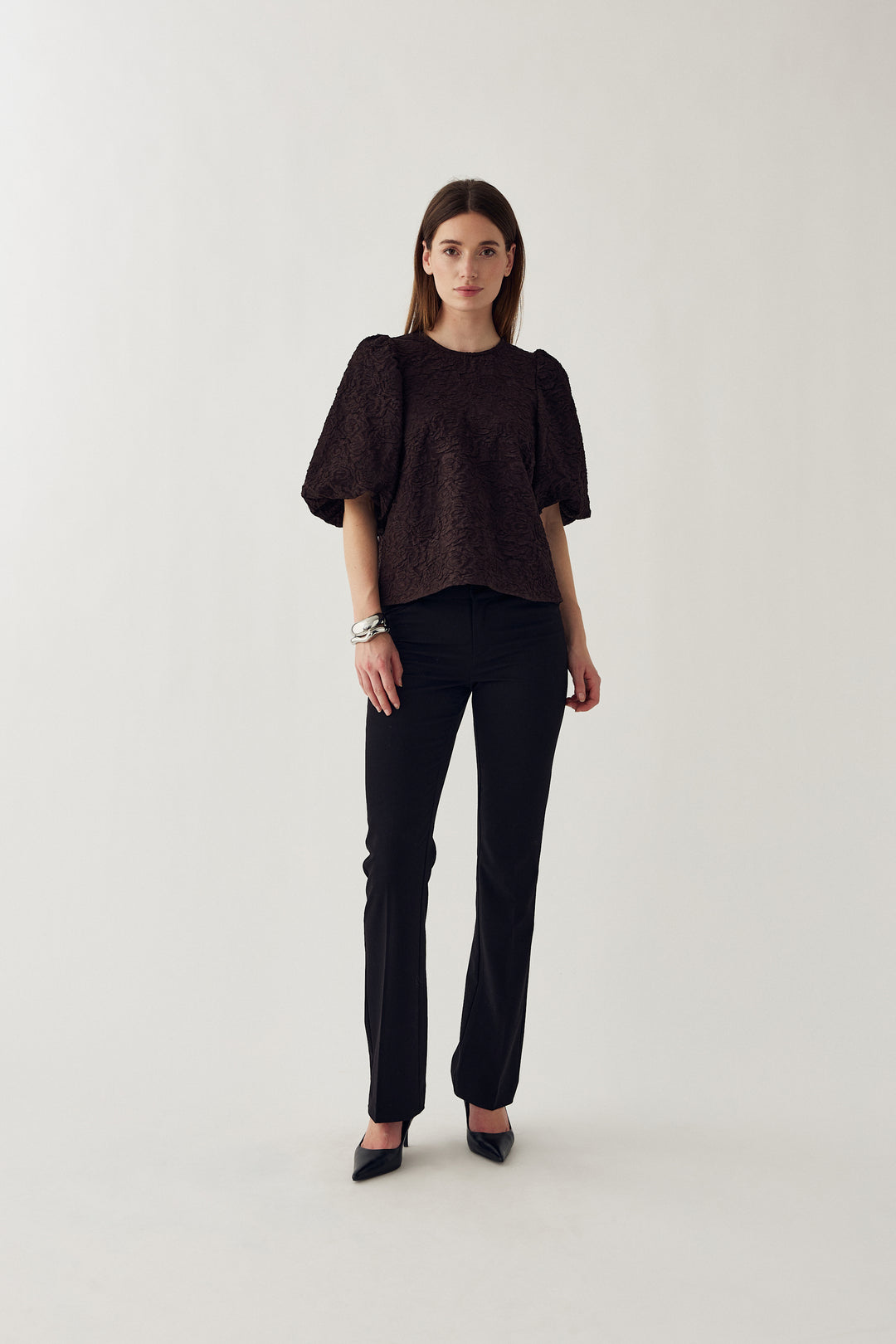 N-Shelly Blouse Chocolate