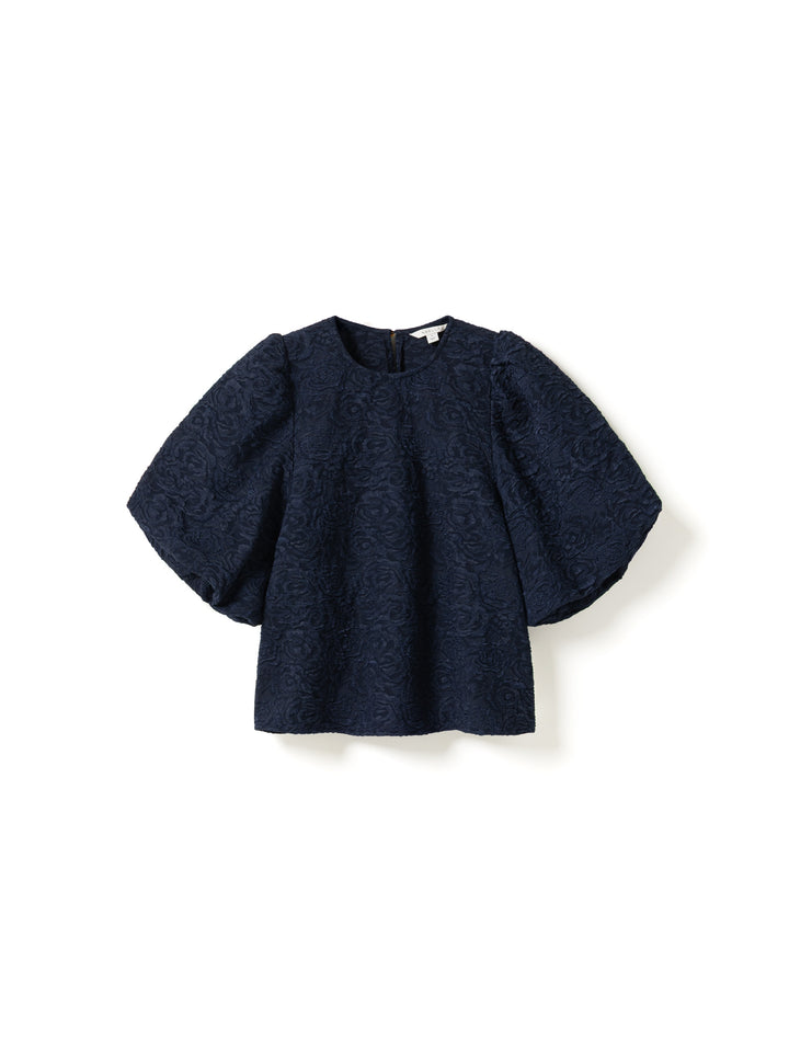 N-Shelly Blouse Navy Blue