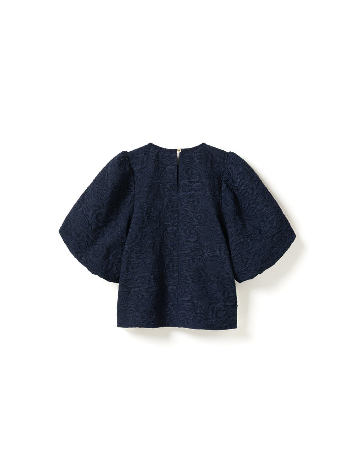 N-Shelly Blouse Navy Blue