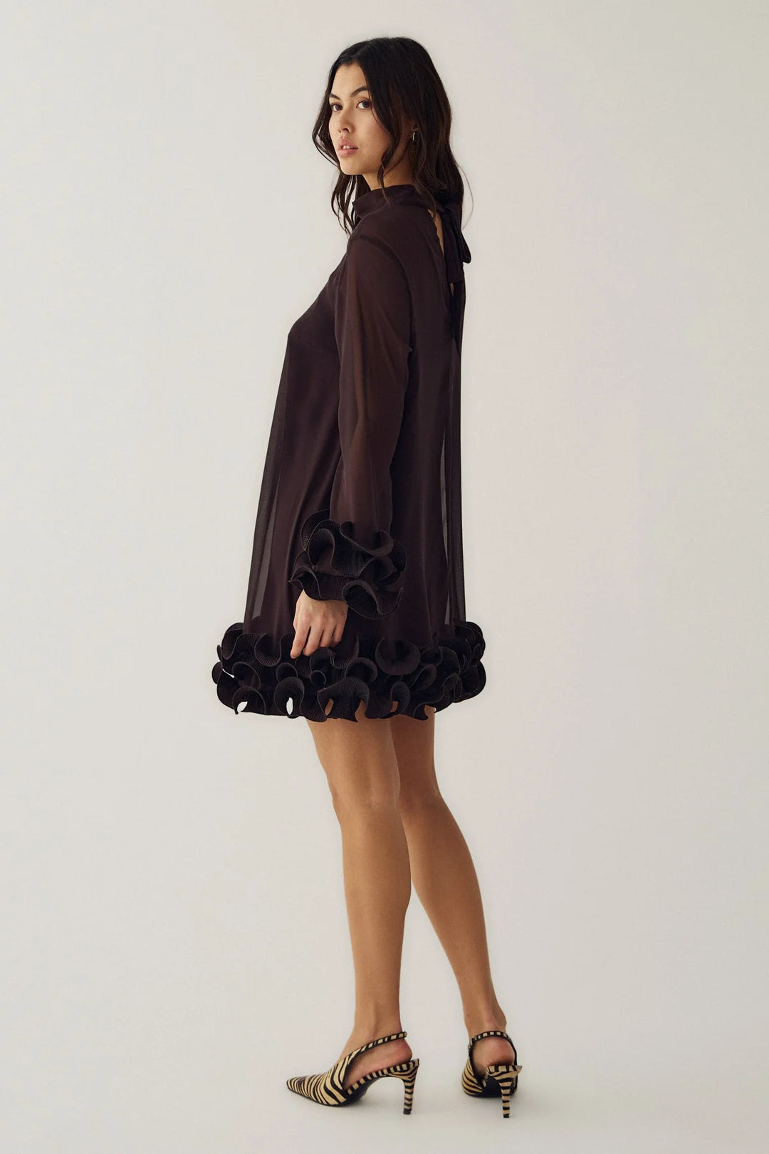 Latania Dress Chocolate