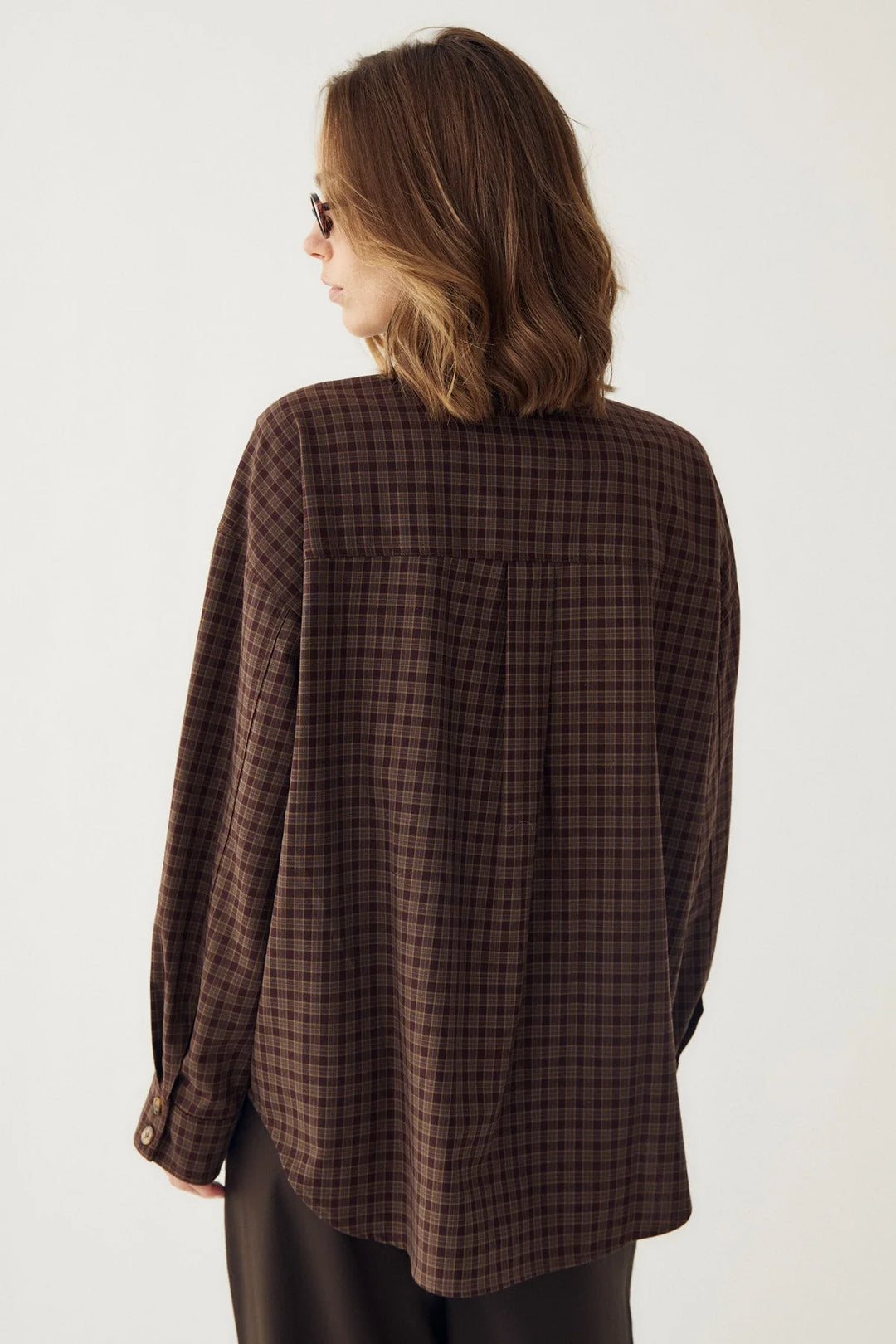 Lisa Shirt Devana Brown Check