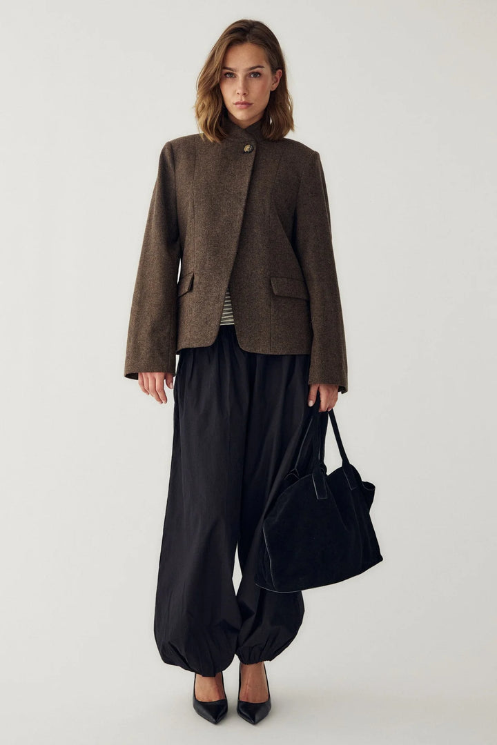 Monique Blazer Tobacco Melange