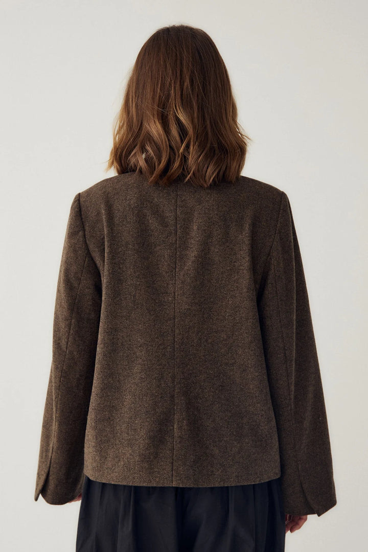 Monique Blazer Tobacco Melange