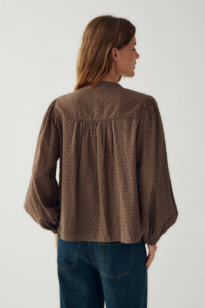 Loulou Ls Blouse Morel