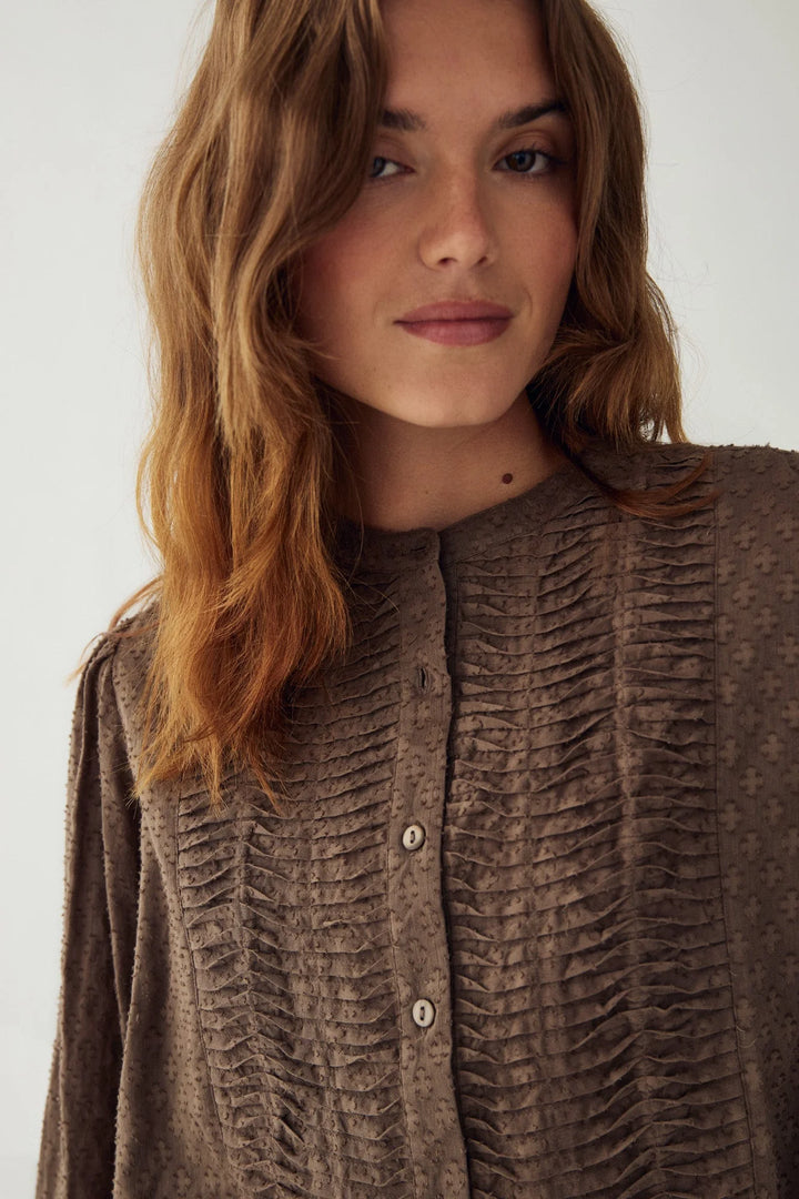 Loulou Ls Blouse Morel