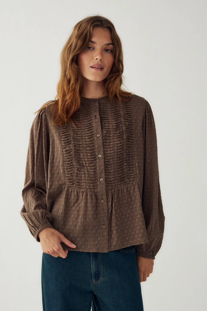 Loulou Ls Blouse Morel