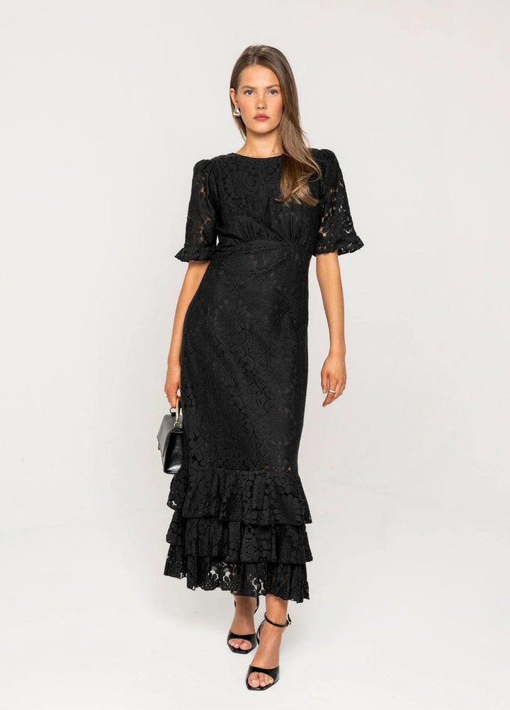Odette Dress Noir Net