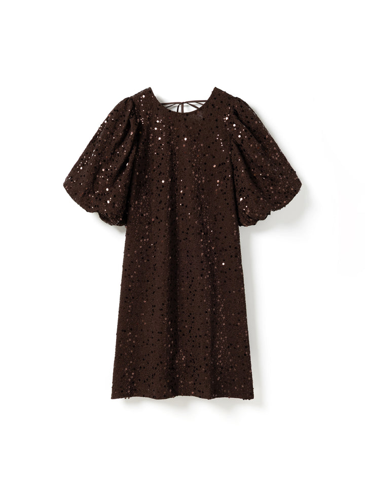 Pastis Short Dress Chocolate
