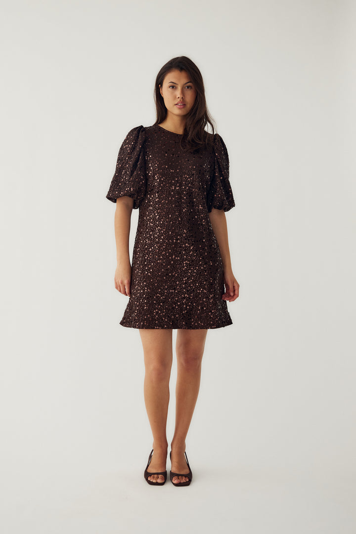Pastis Short Dress Chocolate