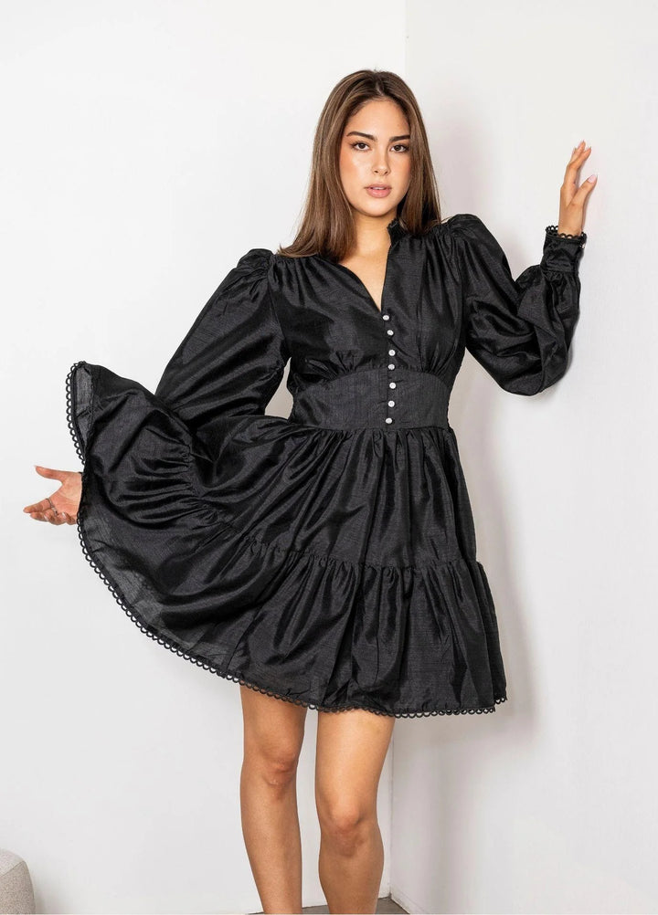 Primrose Dress Evening Black