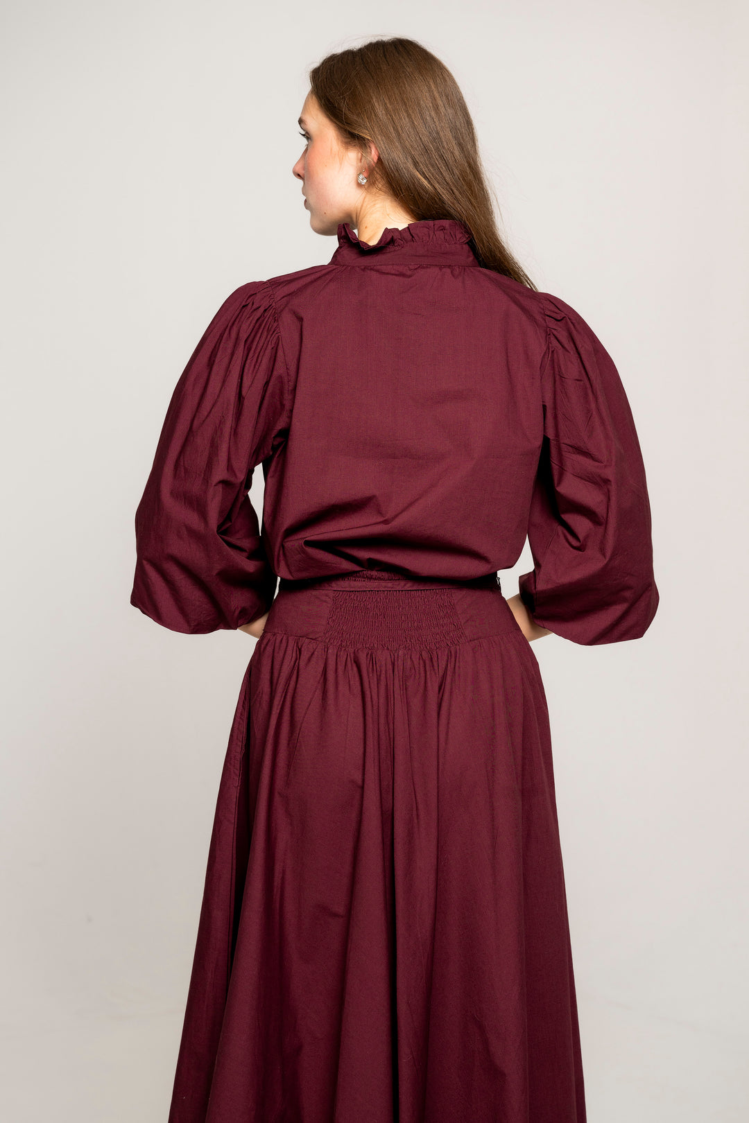 Astrid Skirt Rich Maroon