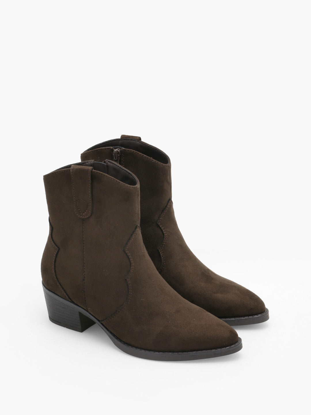 Western Boot Low Mørkebrun