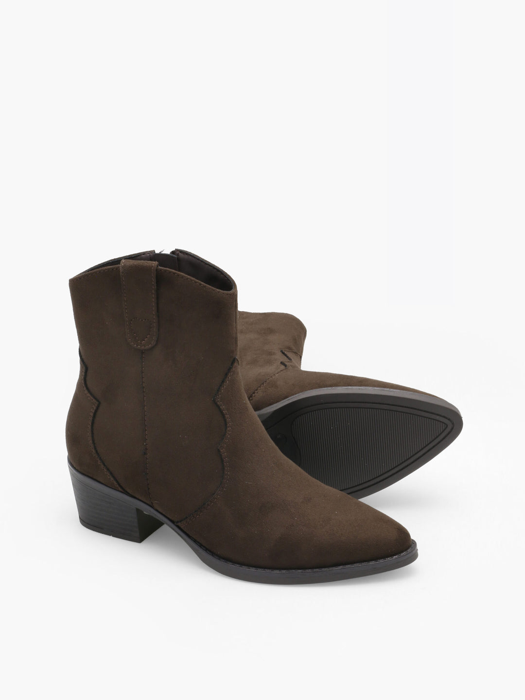 Western Boot Low Mørkebrun