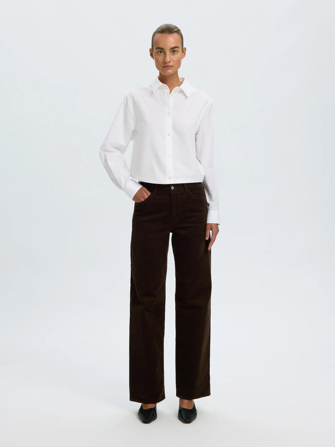 Wide Runa Hw Corduroy Pant Delicioso