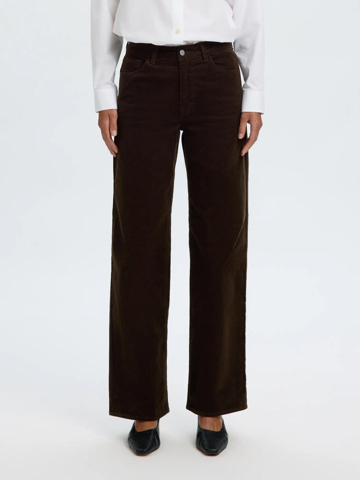 Wide Runa Hw Corduroy Pant Delicioso
