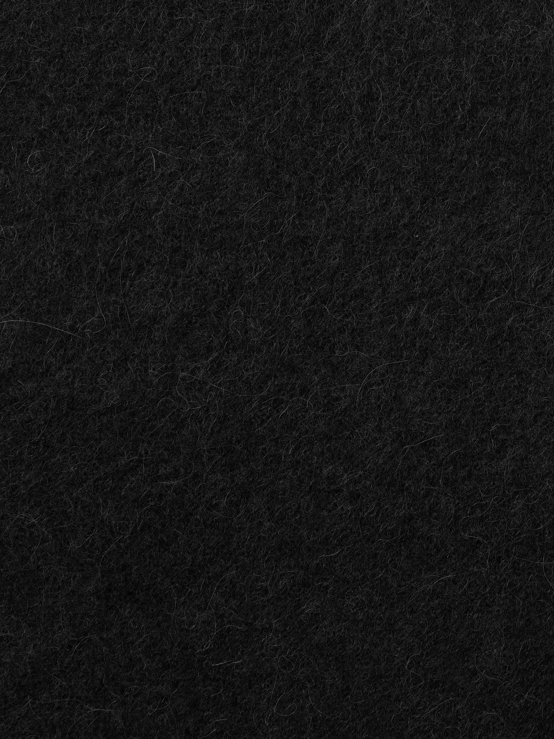 Lulu Brushed Wool Blend Scarf Black