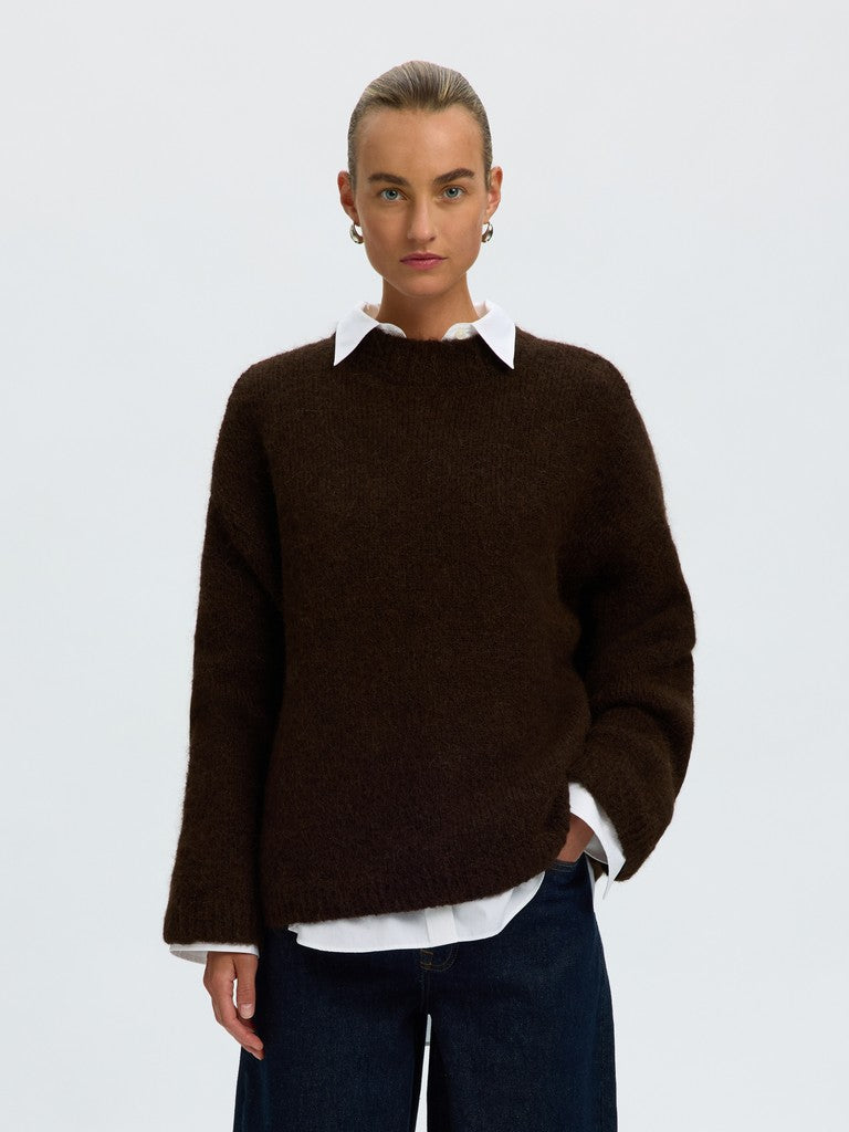 Gabriella Ls Knit New O-Neck Delicioso Melange