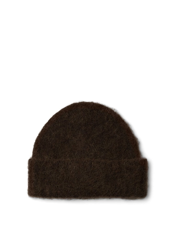 Lulu Brushed Wool Blend Beanie Delicioso