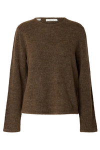 Lulu New Ls Knit O-Neck Dachshund Melange