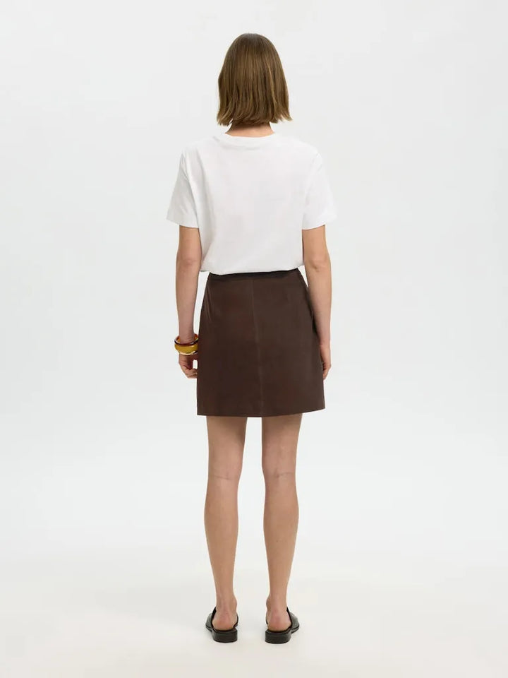Kaya Mw Suede Skirt Delicioso