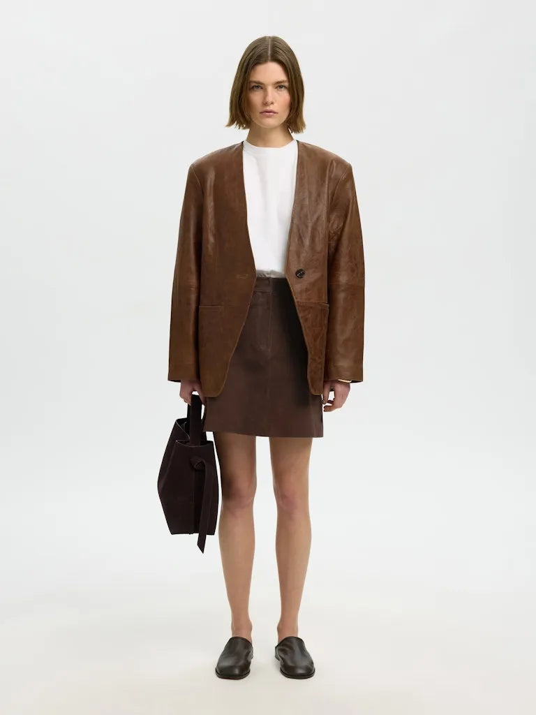 Kaya Mw Suede Skirt Delicioso