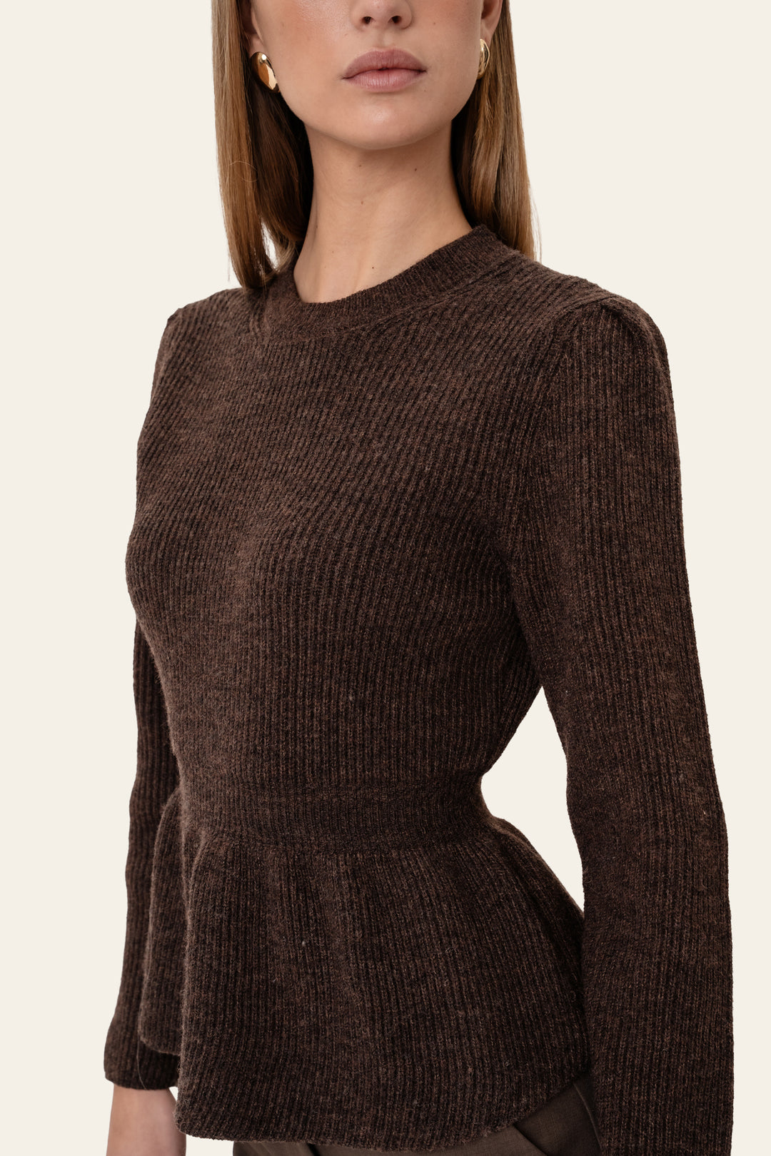 Sara Sweater Dark Brown