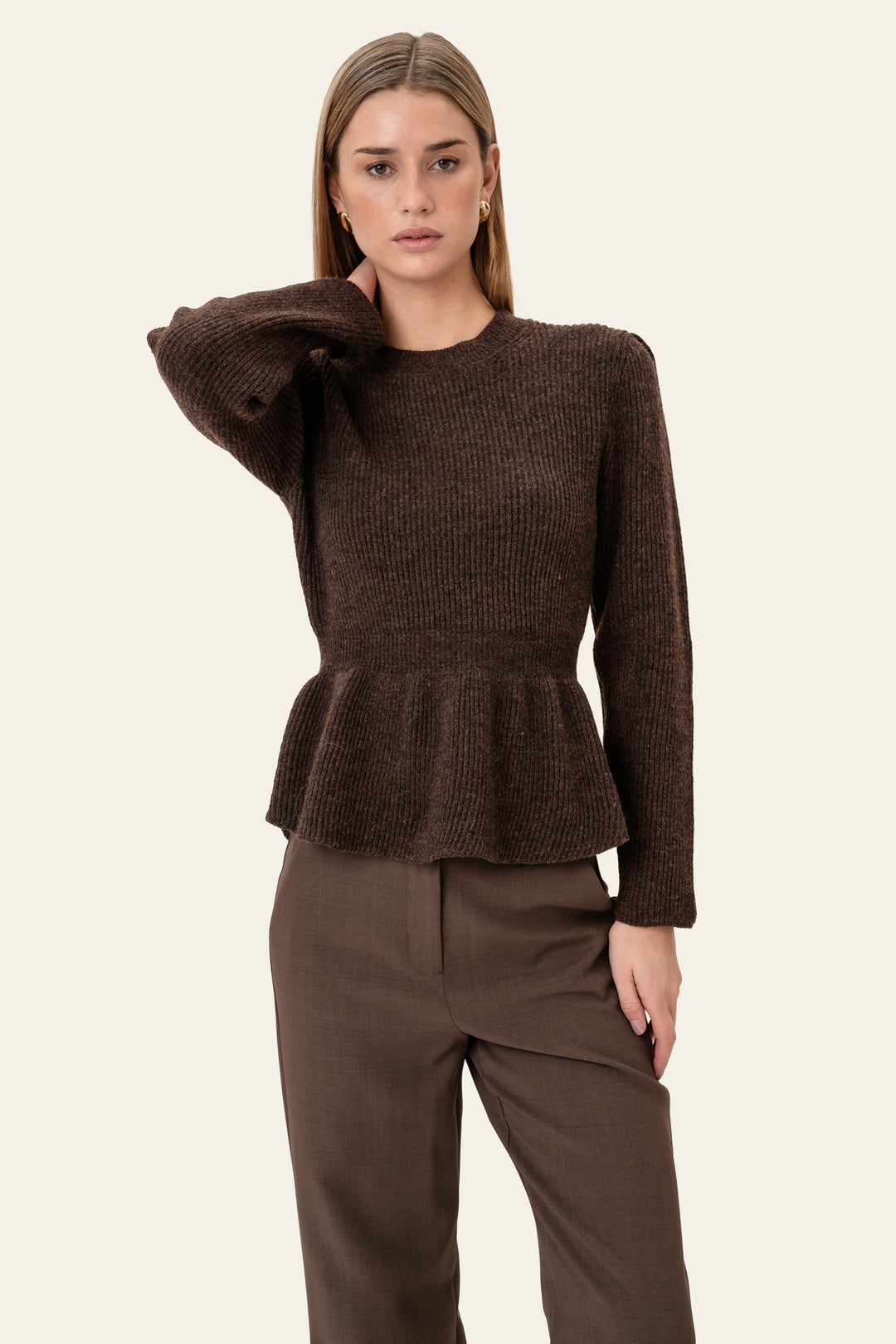 Sara Sweater Dark Brown
