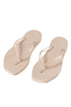 Tapered Flip Flop Eggnog Clear Trans