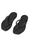 Tapered Flip Flop Black Trans