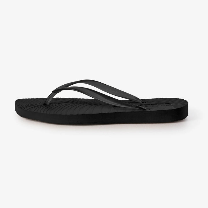 Tapered Flip Flop Black Trans