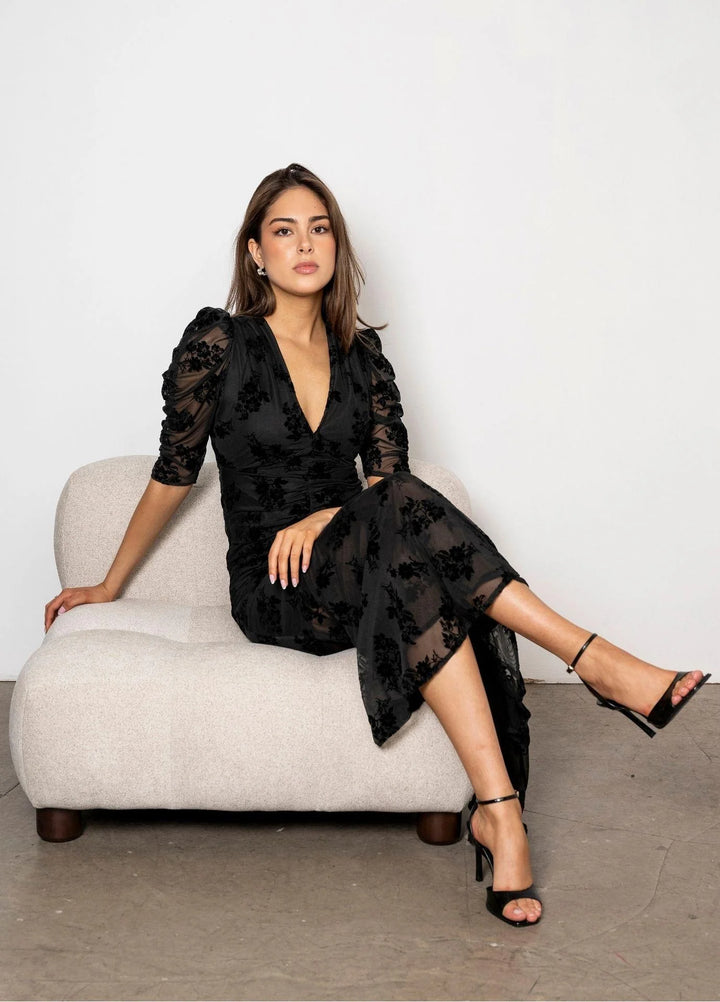Sofia Dress Blooming Mesh