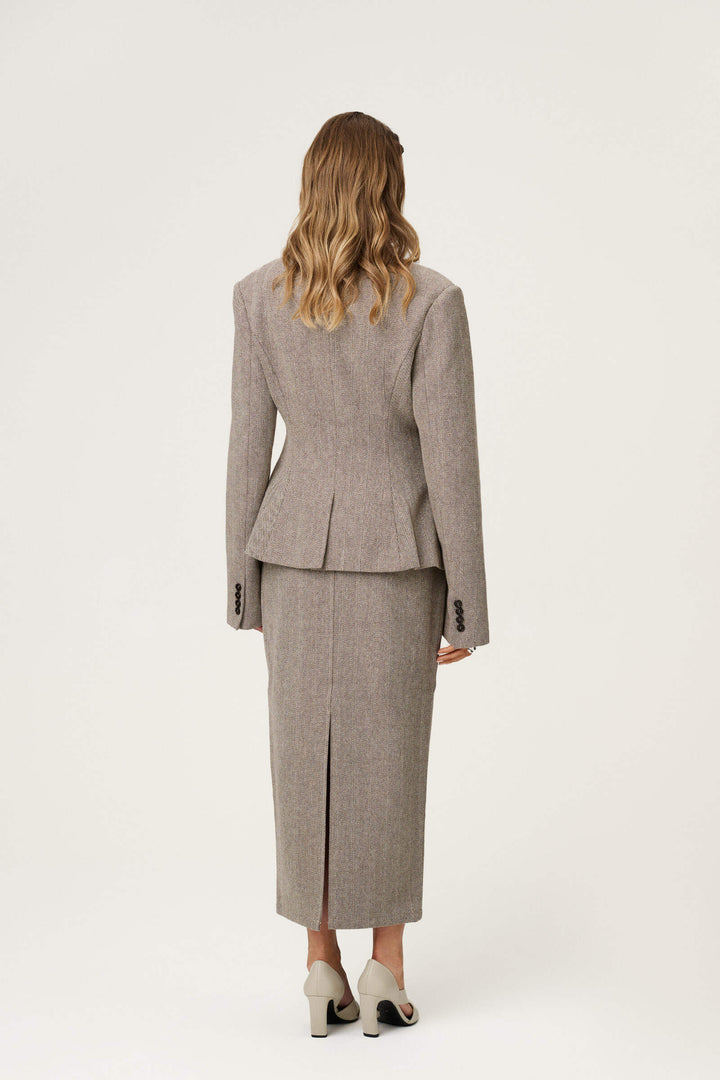 Stockholm Blazer Beige Melange