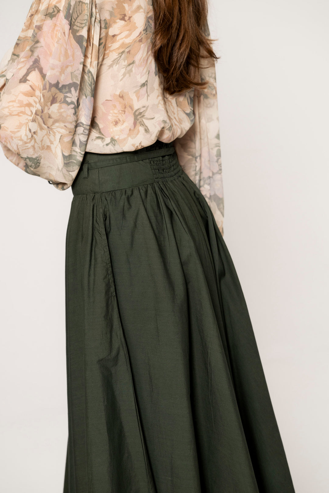 Astrid Skirt Moss Green