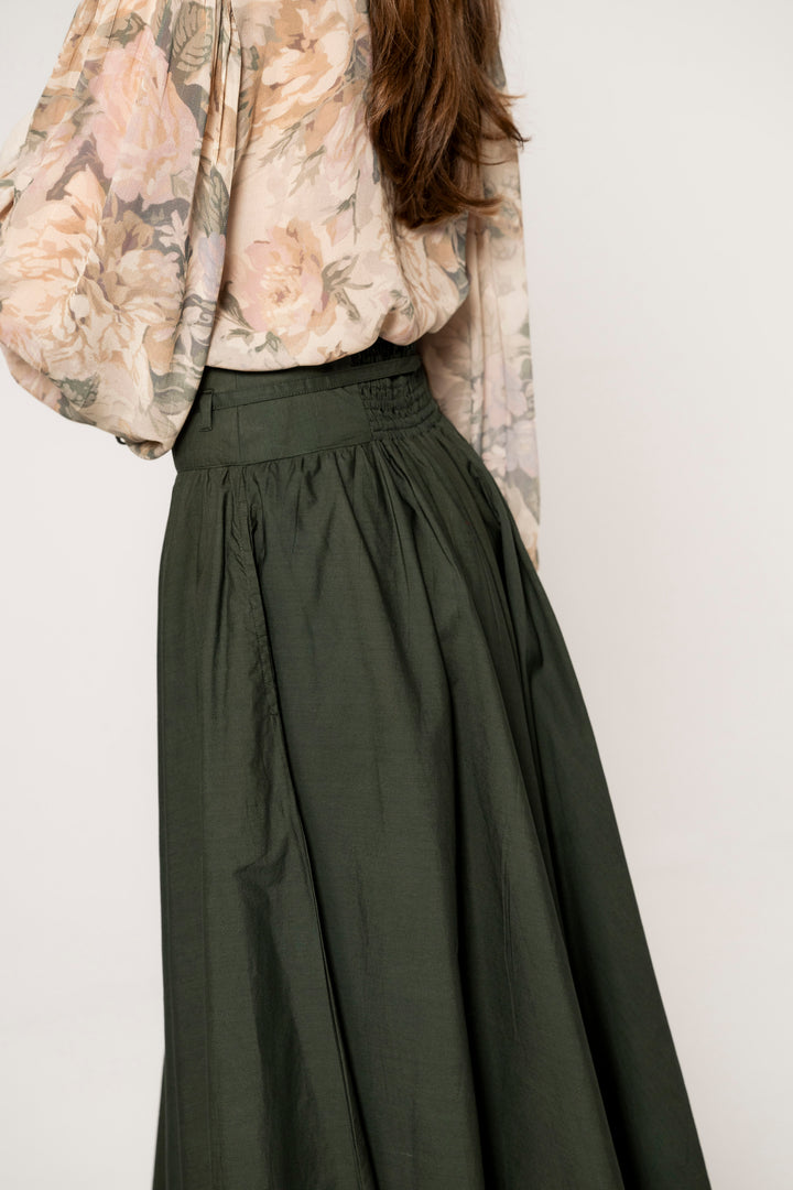 Astrid Skirt Moss Green