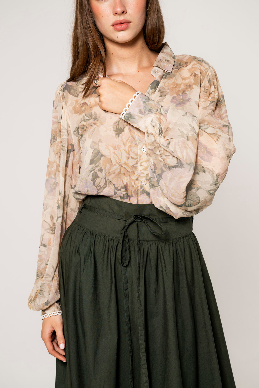Astrid Skirt Moss Green