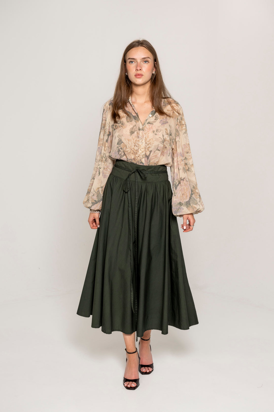 Astrid Skirt Moss Green