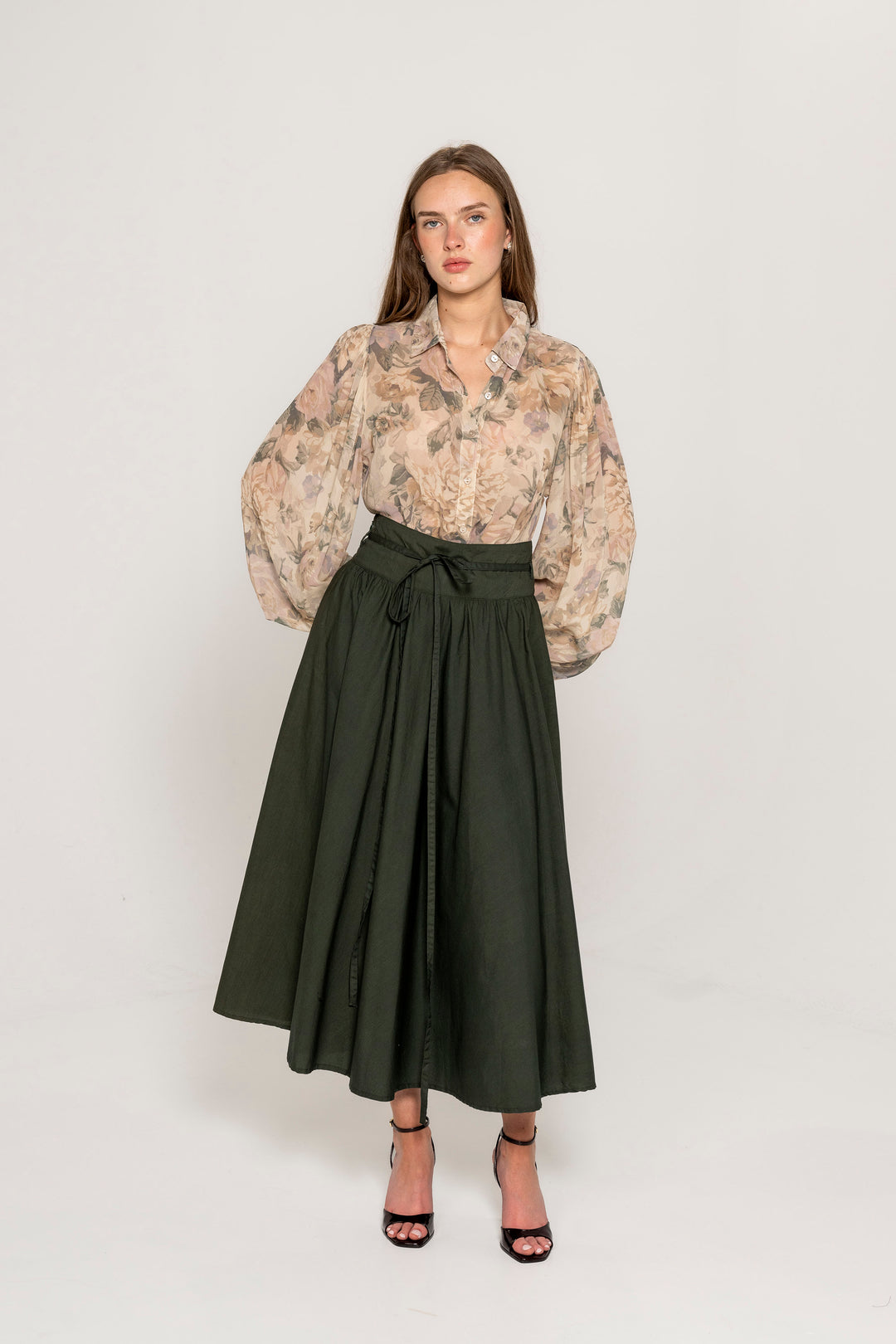 Astrid Skirt Moss Green