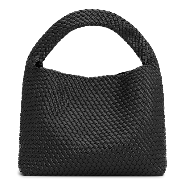Woven Daily Shopper + Pouch Black