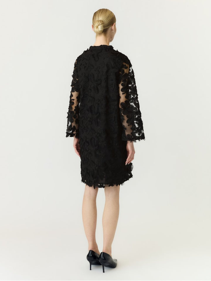 Karly 7/8 Short Dress Black