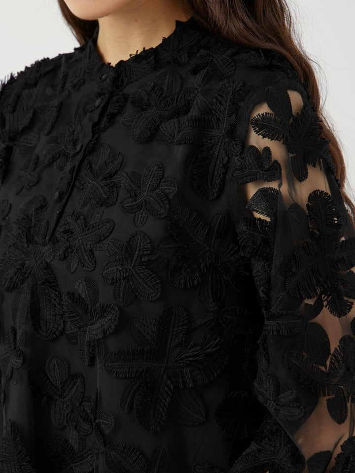 Karly 7/8 Short Dress Black