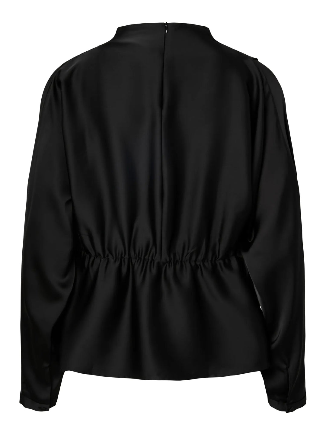 Pella Ls Funnel Neck Top Black