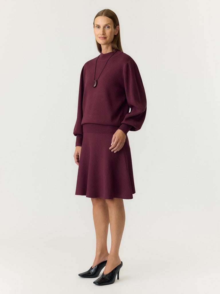 Fonny Ls Knit Pullover Fig