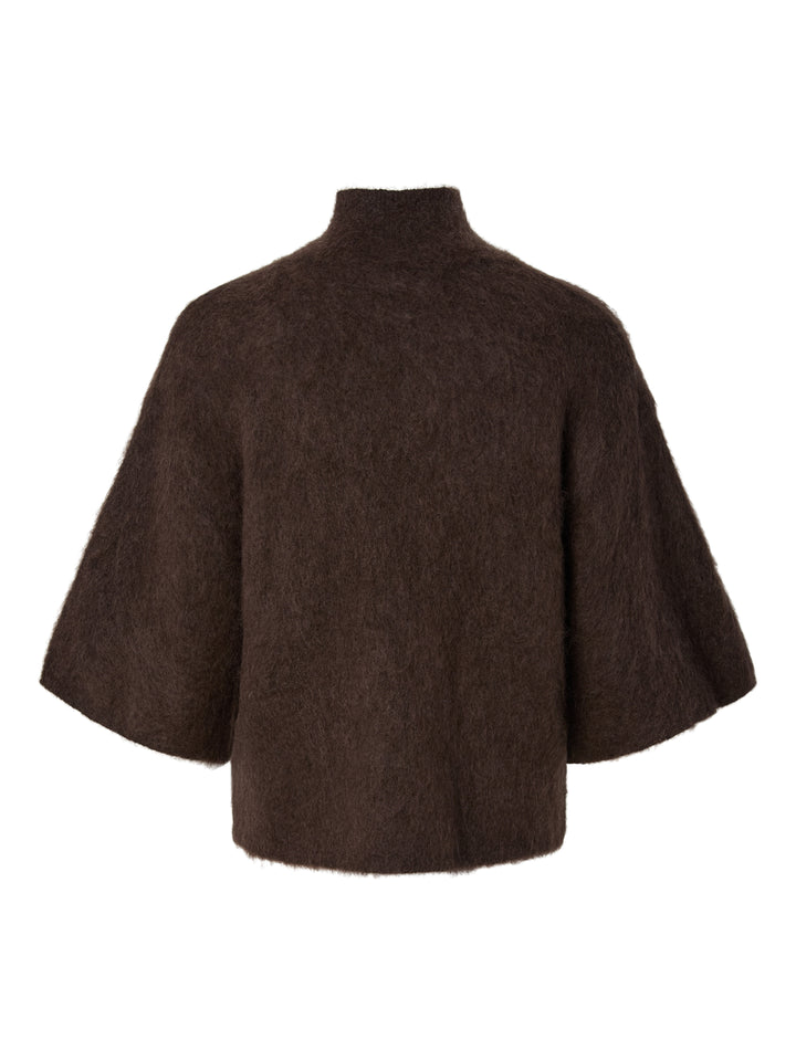 Tilde 2/4 Mohair Blend Knit Pullover Mole Melange