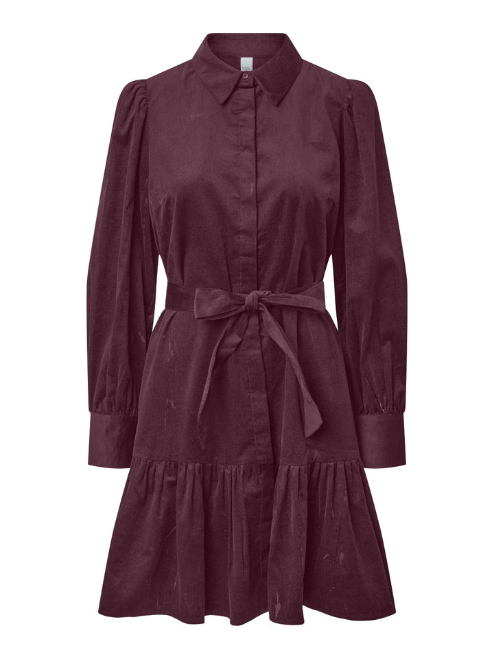 Cora Ls Shirt Dress Fig