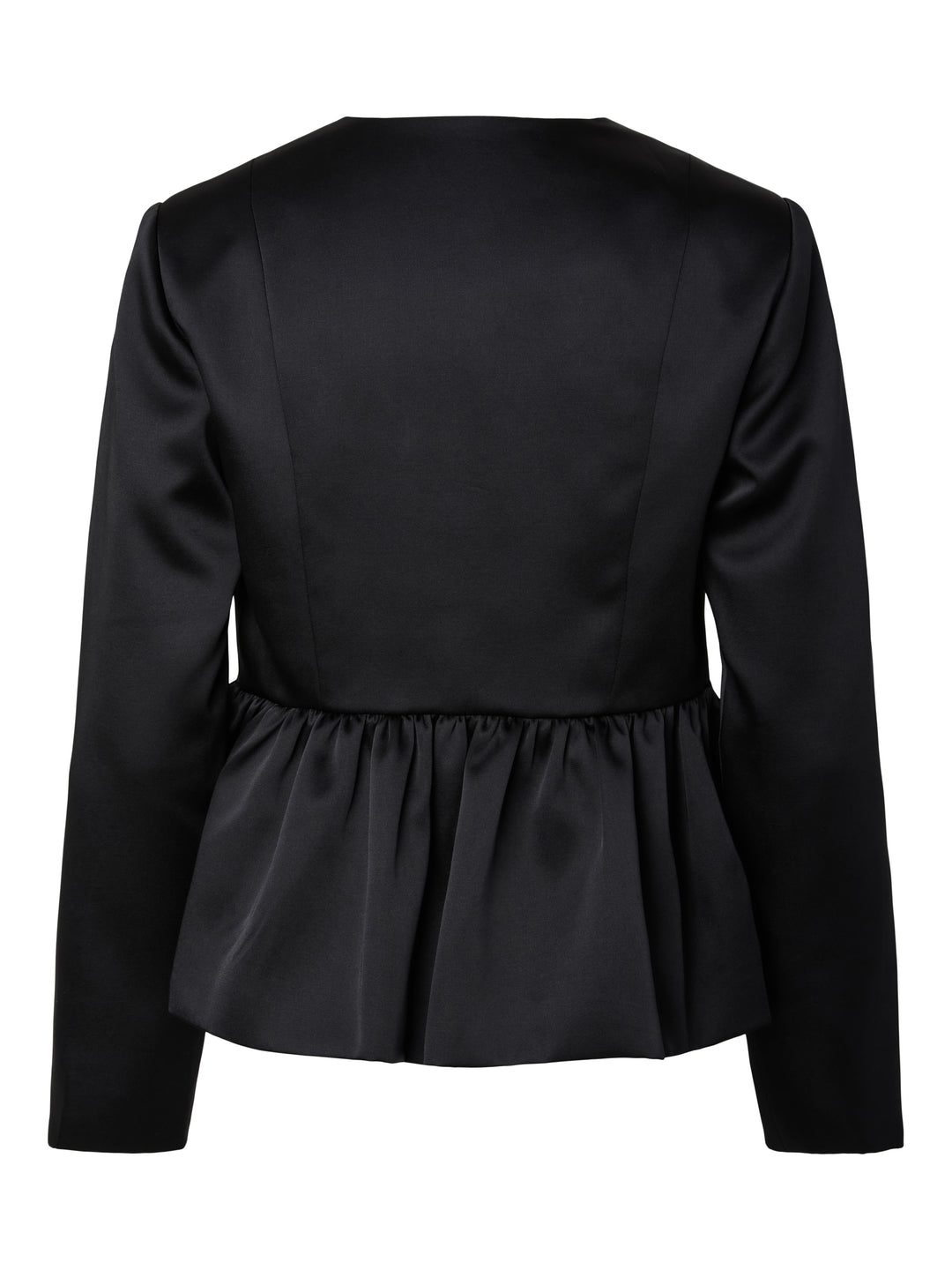 Vantis Bow Satin Jacket Black